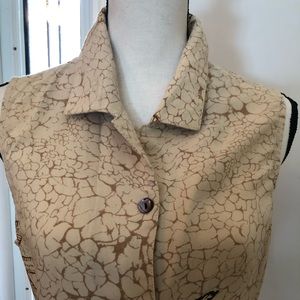 VINTAGE Starfish dress with shell buttons!